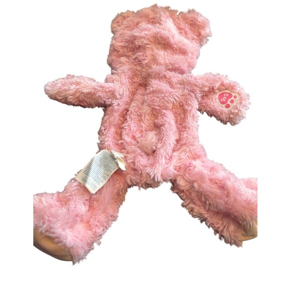 Build-A-Bear Workshop Swirls Cuddles Bear Skin 16" Pink 2009 Unstuffed BAB Paw - Picture 2 of 7